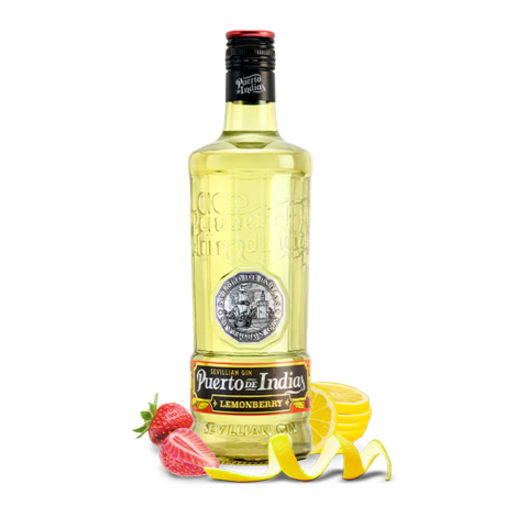 GINEBRA PUERTO DE INDIAS LEMONBERRY 6/700ml