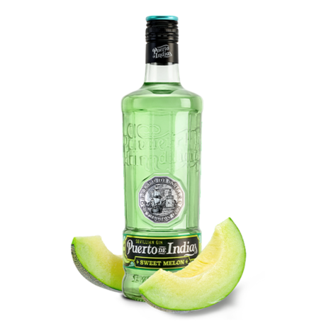 GINEBRA PUERTO DE INDIAS SWEET MELON 6/700ml