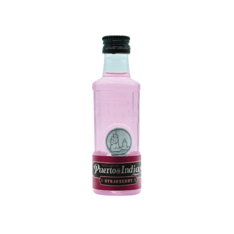 GINEBRA PUERTO DE INDIAS STRAW. MINI 50ml. 1/50ml