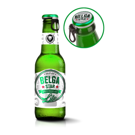 CERVEZA BELGASTAR LITE ABRE FACIL BOT. 24/250ml.